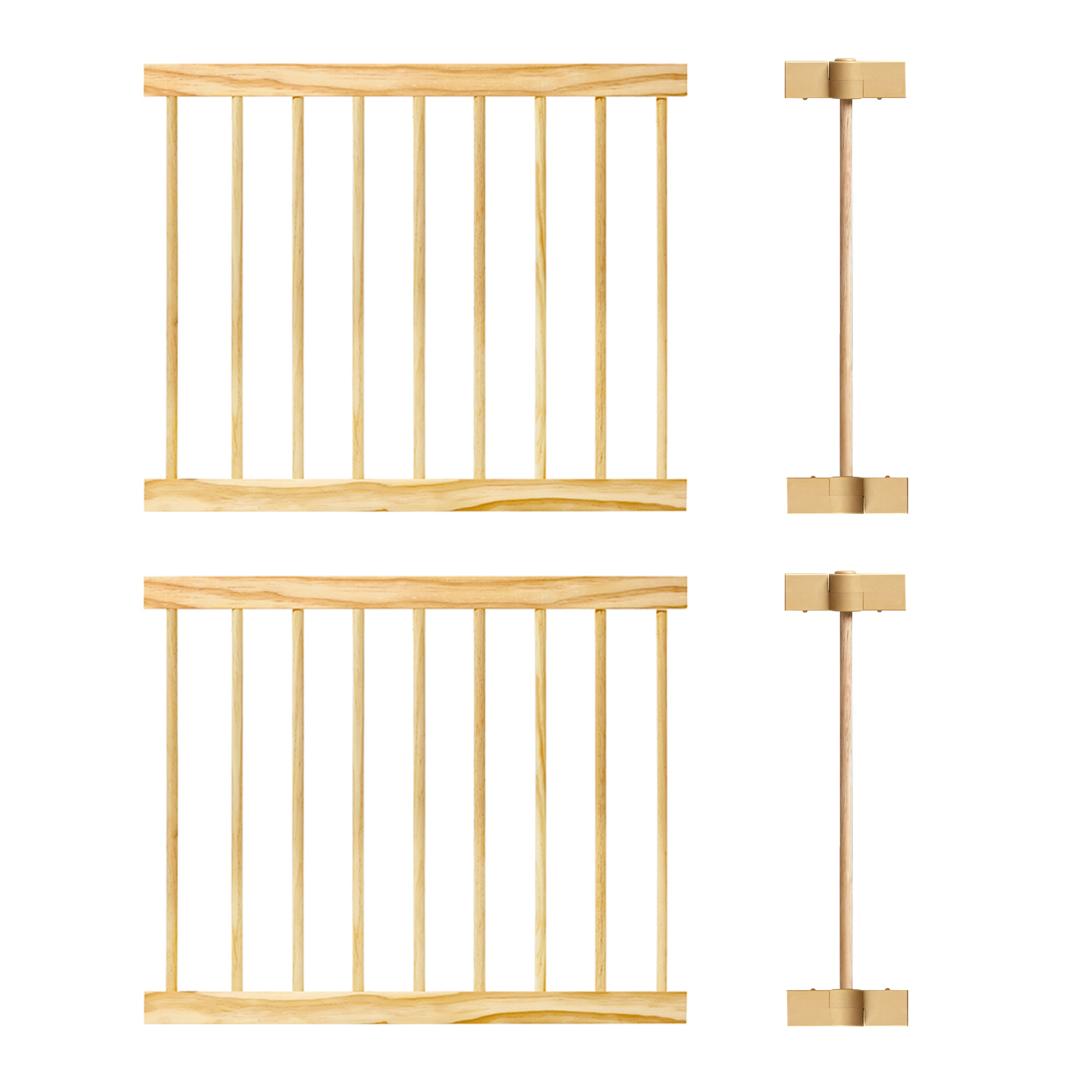 Two wooden playpen panels – ZETY
