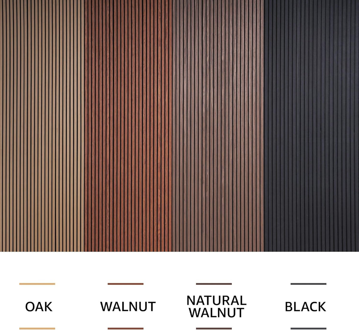 Cherry oak acoustic wall panel, 94.49 x 12 inch slat wood, ZETY