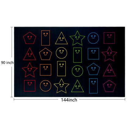 ZETY Nylon School Style Classroom Rugs - 7.6" x12"