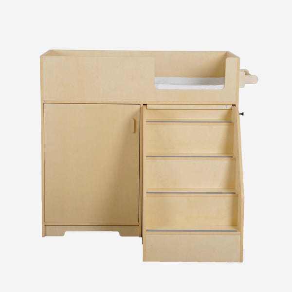 ZETY Portable Baby Changing Table Dresser with Stairs SGS Tested With CPC Certified