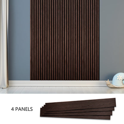 Wood Acoustic Wall Panels - 94.49” x 12 - 8 Pack
