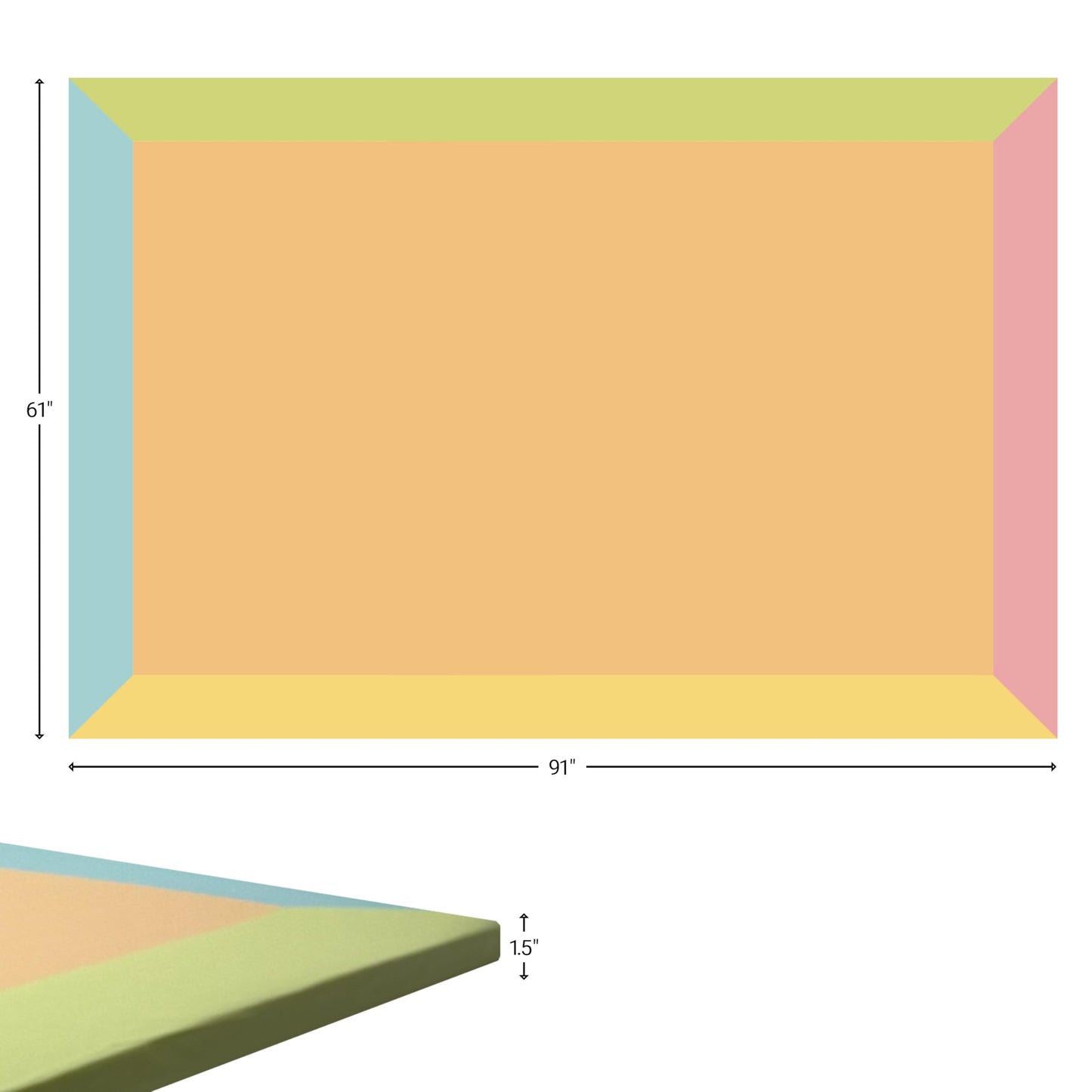 ZETY Underwater Adventure Wooden Playpen (10-Panel)