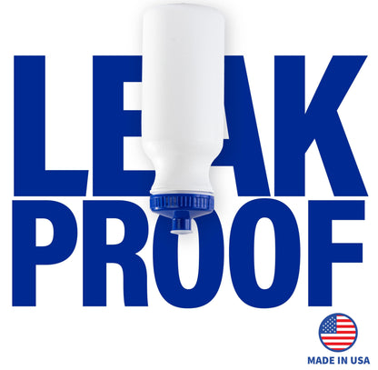 ZETY White Bulk Water Bottles – 100 Pack, 24oz Reusable BPA-Free