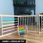 Under the Sea wooden play yard for babies with a walk-through door panel, ZETY