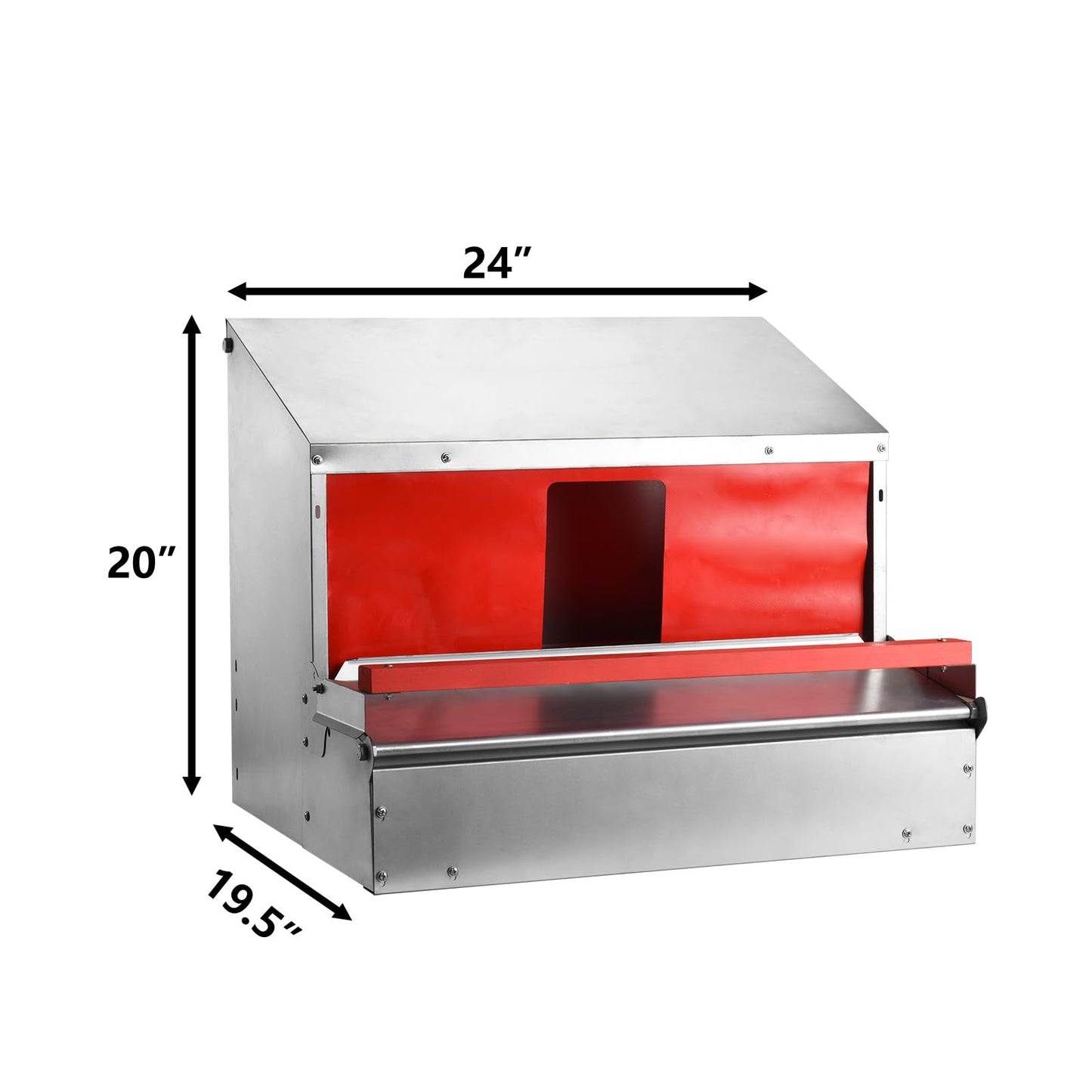 ZETY Nesting Boxes for Chickens - 24"L x 20"H x 19.5"W
