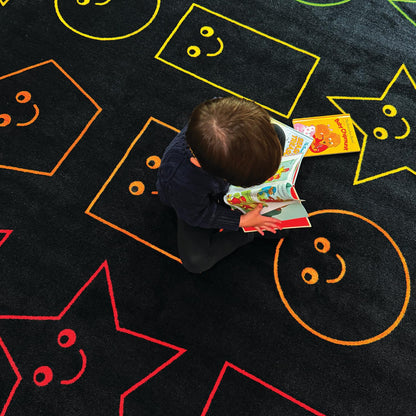 ZETY Nylon School Style Classroom Rugs - 7.6" x12"