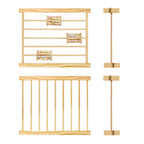 Rolling cylinder activity toy panel for a ZETY wooden baby playpen