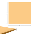 Beige PU leather baby play mat for a wooden playpen, waterproof, 1.5 inch padding, ZETY