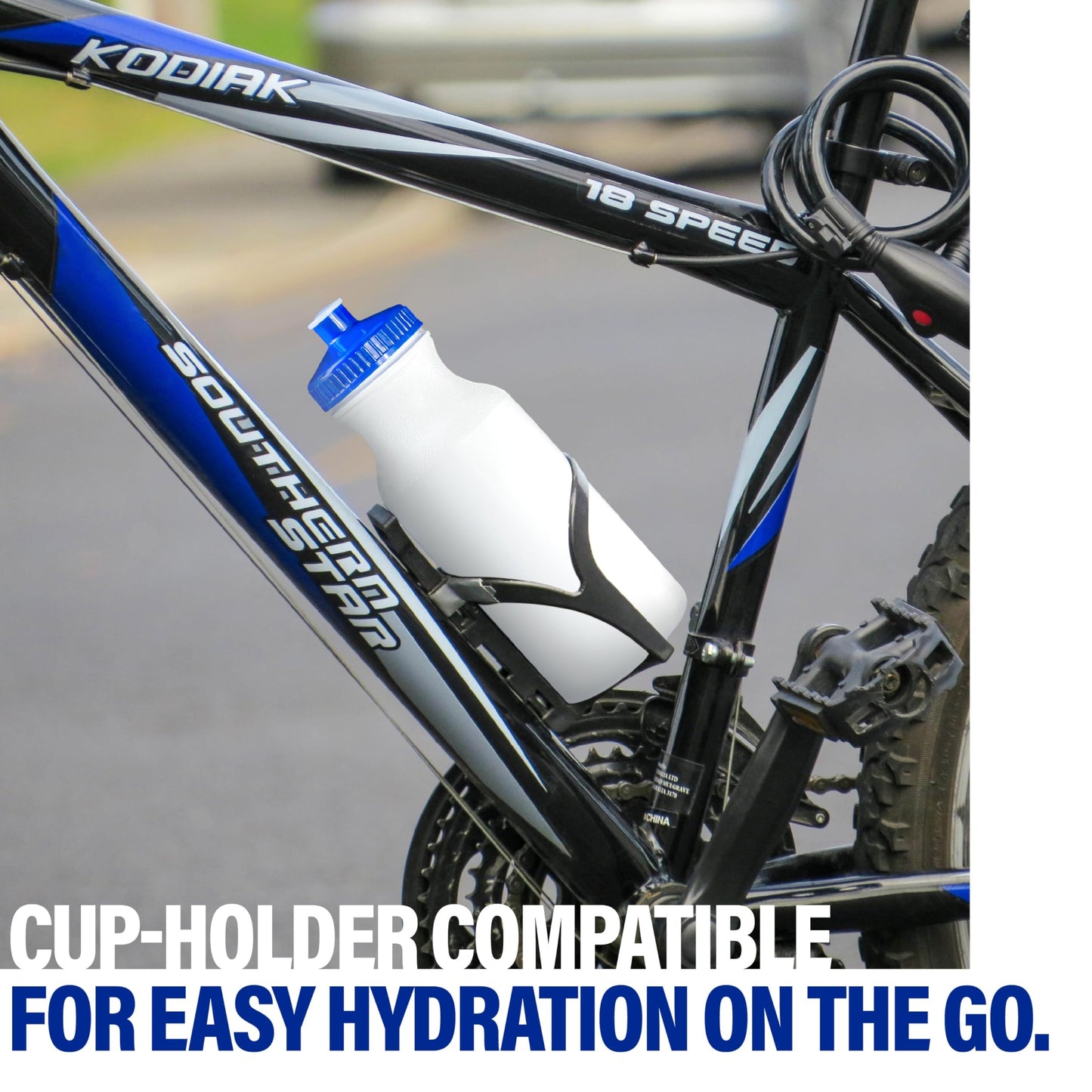 ZETY White Bulk Water Bottles – 100 Pack, 24oz Reusable BPA-Free