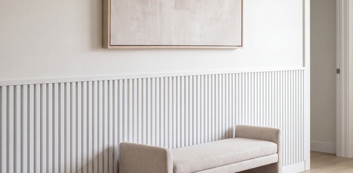 ZETY acoustic slat wall panels — Black Oak
