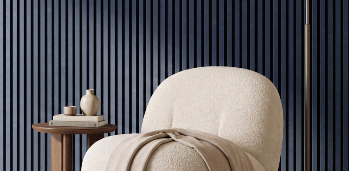 ZETY acoustic slat wall panels — Natural Oak