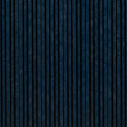Close-up of the navy blue slat texture on ZETY acoustic wall panels