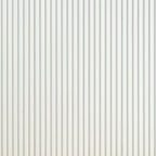 Close-up of the white slat texture on ZETY acoustic wall panels