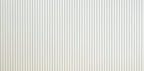 White slat wall panel detail showing 0.52 inch slat spacing, ZETY